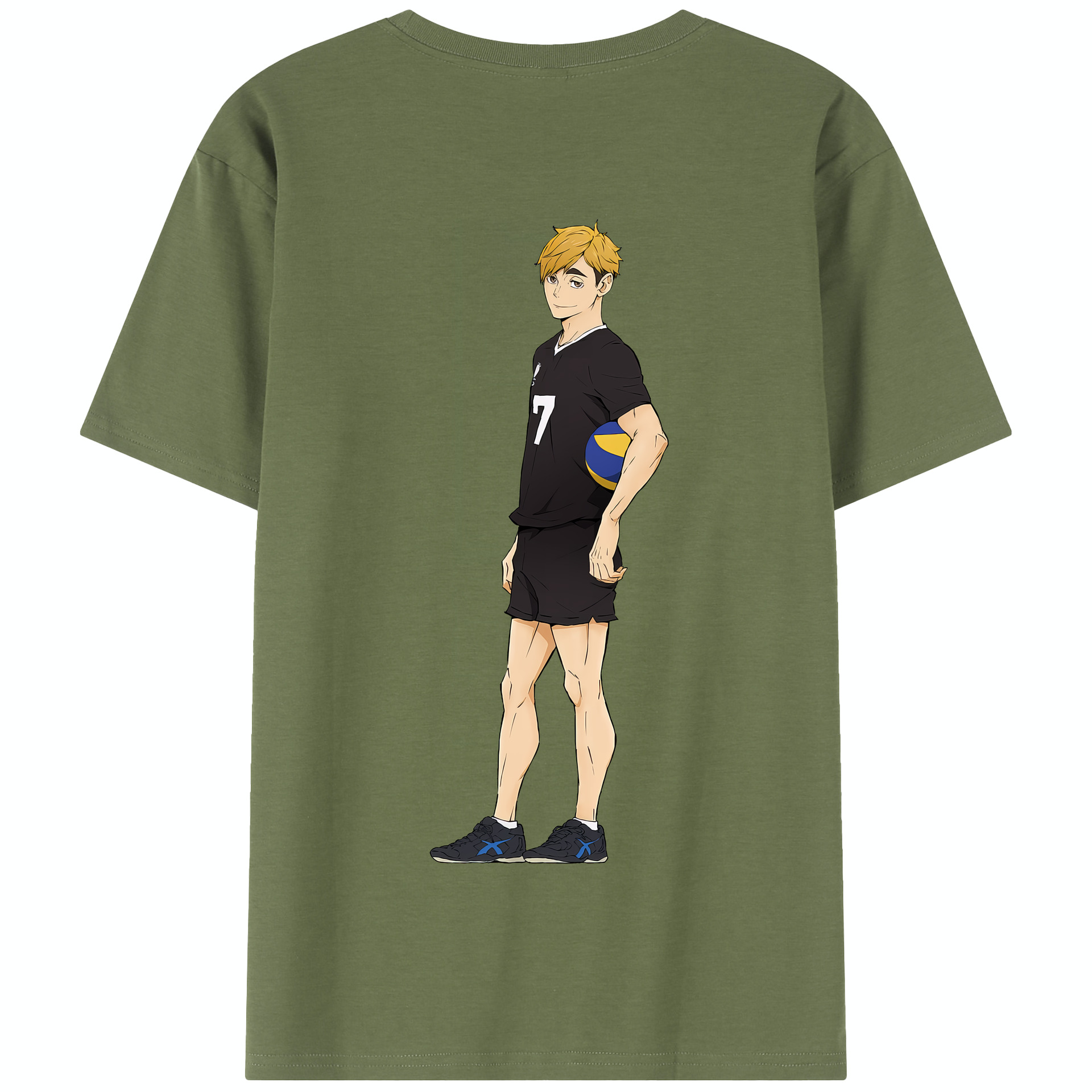 （画像用） ハイキュー!! Haikyu!! 綿100％半袖Tシャツ（背面プリント）